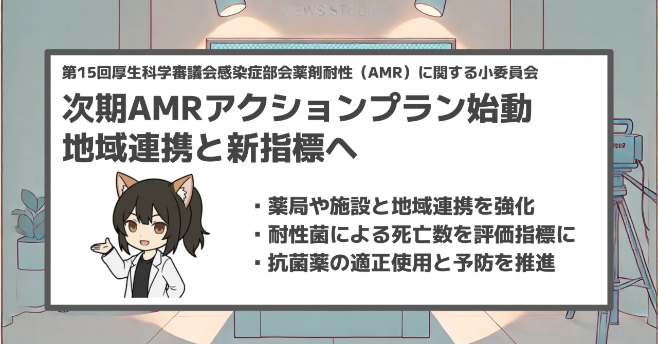 第15回厚生科学審議会感染症部会薬剤耐性（AMR）に関する小委員会