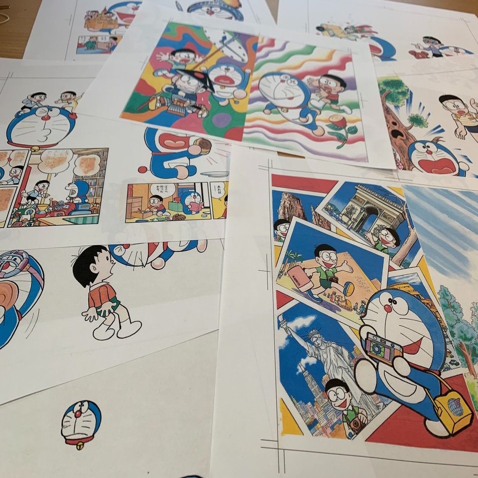 ドラえもん のカラー原画たっぷりの画集が登場 100年ドラえもん の特典別巻 ドラ絵もん をご紹介します 100年ドラえもん 公式 Note