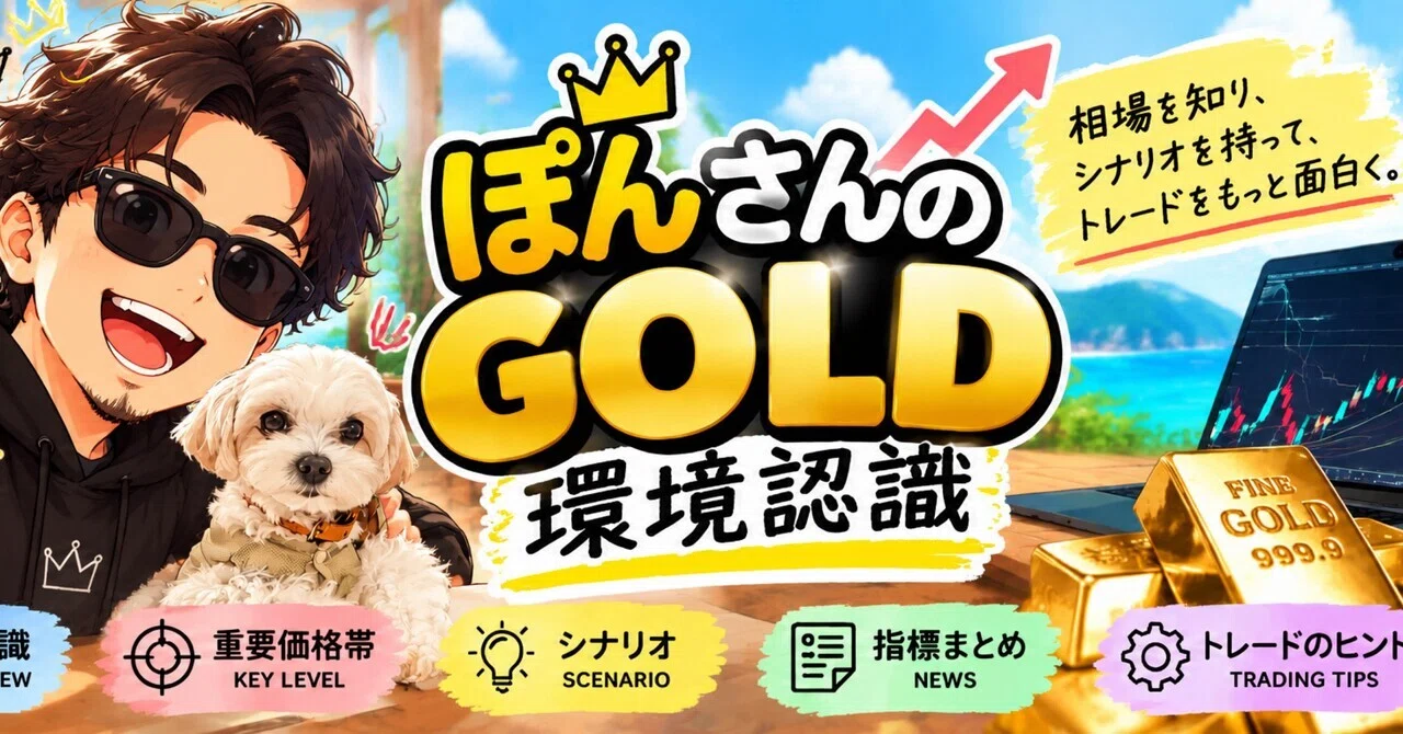 October 19th Gold Market Environment Analysis｜ぽんさん｜GOLDトレード研究所