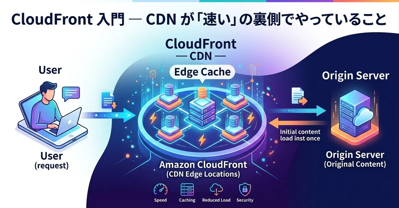 CloudFront 입문 — CDN이 '빠르다'는 것의 이면에서 하는 일｜akinori