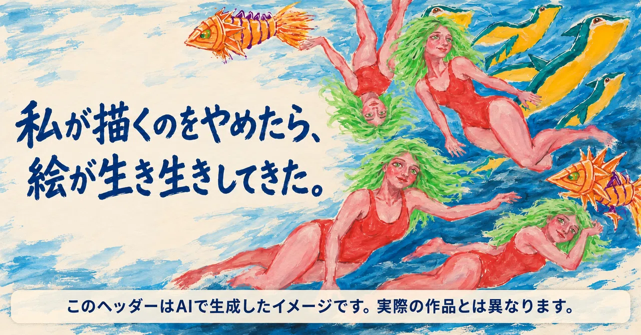 When I stopped drawing, the painting came to life.｜shizukanaiwakan