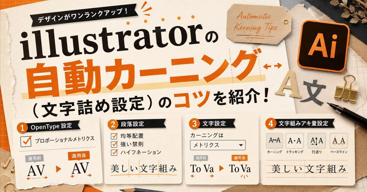 [Illustrator] How to set character spacing | Adjusting kerning and ...