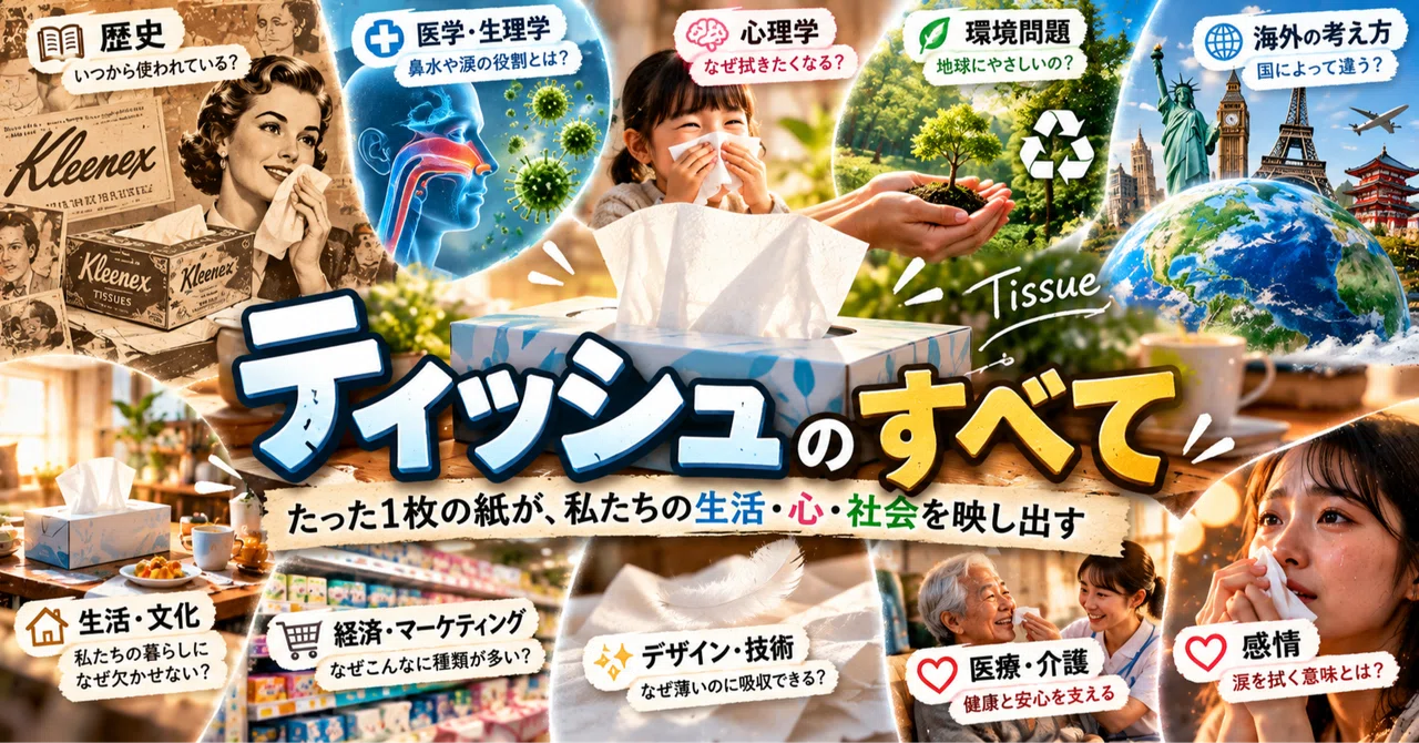 🧻 A single tissue reflects human society! A thorough examination from ...