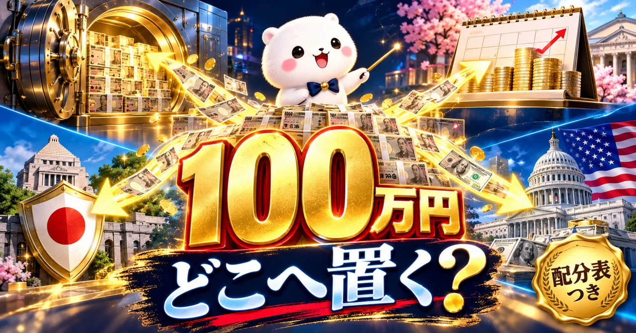 Where to put 1 million yen in safe assets? A distribution kit for ...