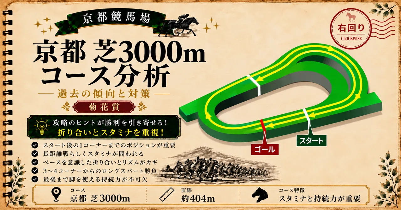 [Kikuka Sho 2026] Kyoto Turf 3000m Outer Course Analysis | Conditions ...
