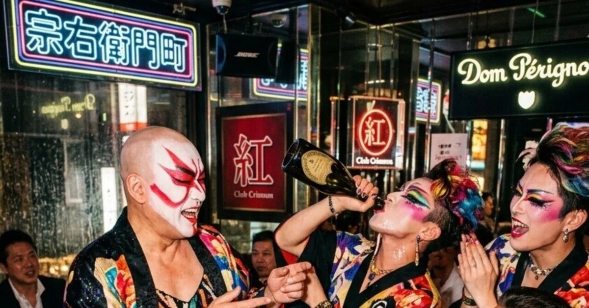 [Voice Play] At a Drag Queen Bar in Soemon-cho｜persi