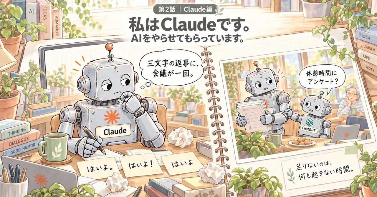I Asked Two AIs to 'Make Me Laugh' | Episode 2: I am Claude.｜カッピcoyg