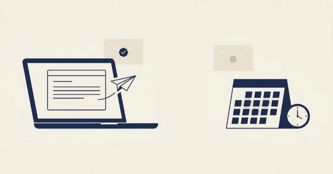 What to do when you receive a 'request for interview schedule' from a ...