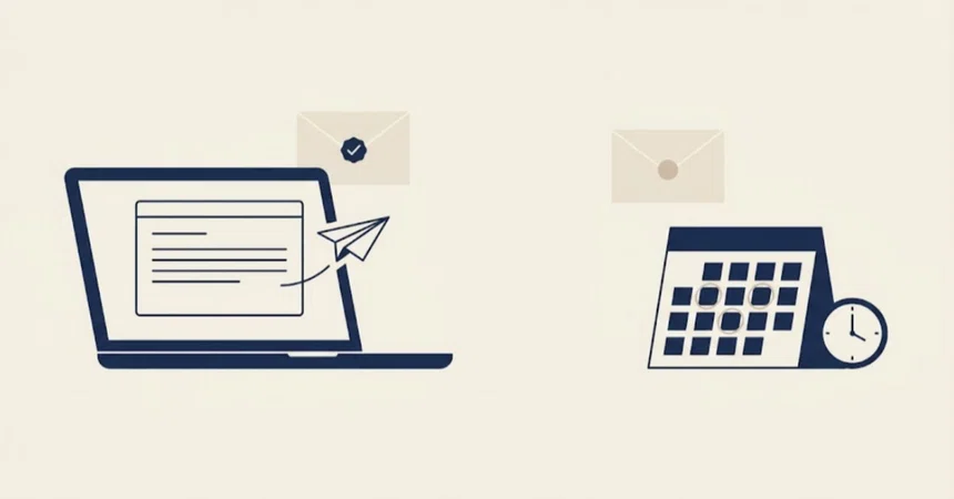 What to do when you receive a 'request for interview schedule' from a ...