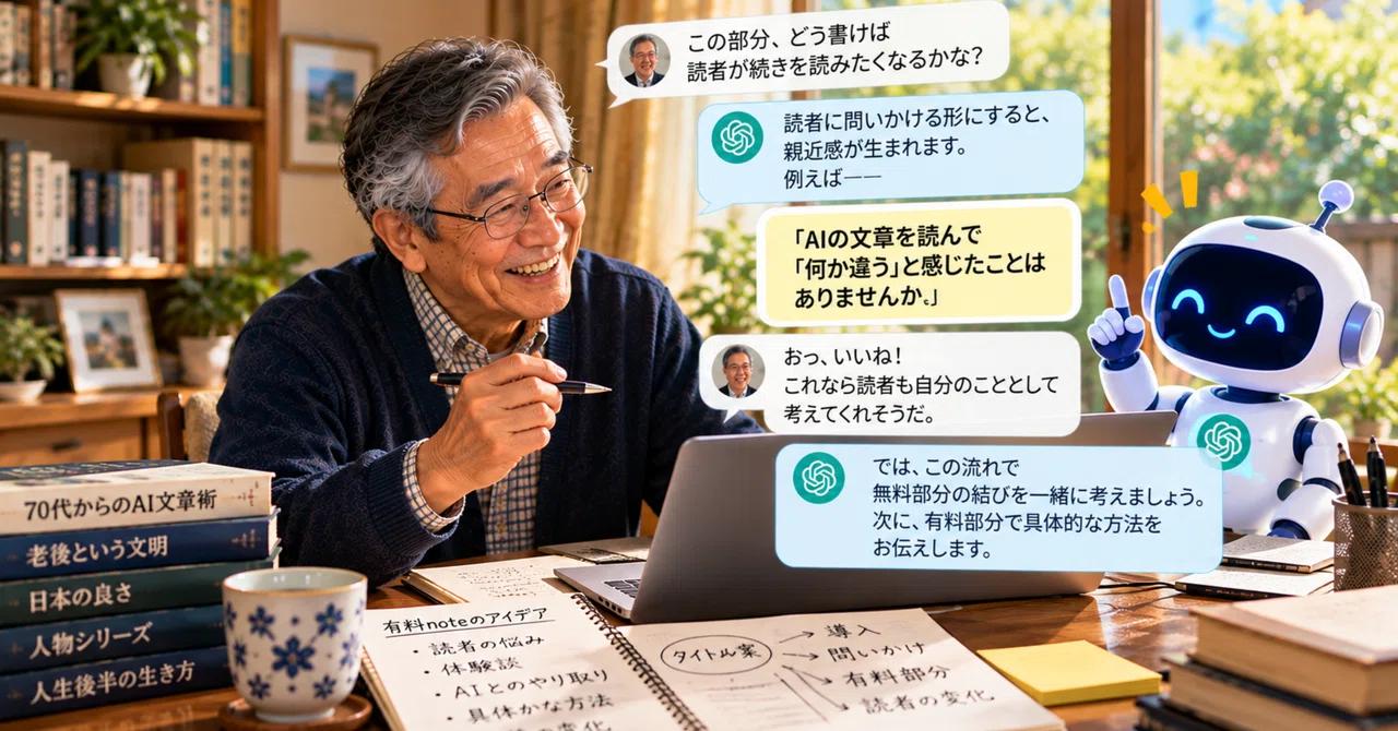 Why I chose the first draft despite rewriting it many times with AI｜ケイ