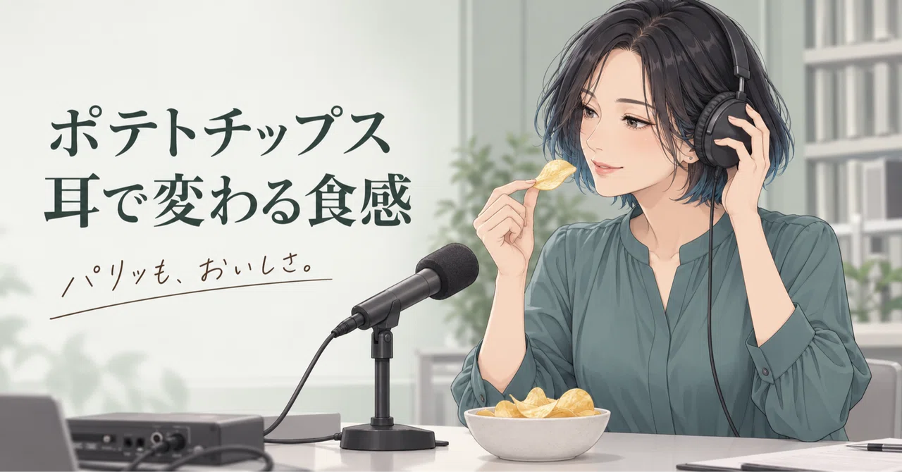 [Potato Chip Texture] Can the sound of chewing alone change 'freshness ...
