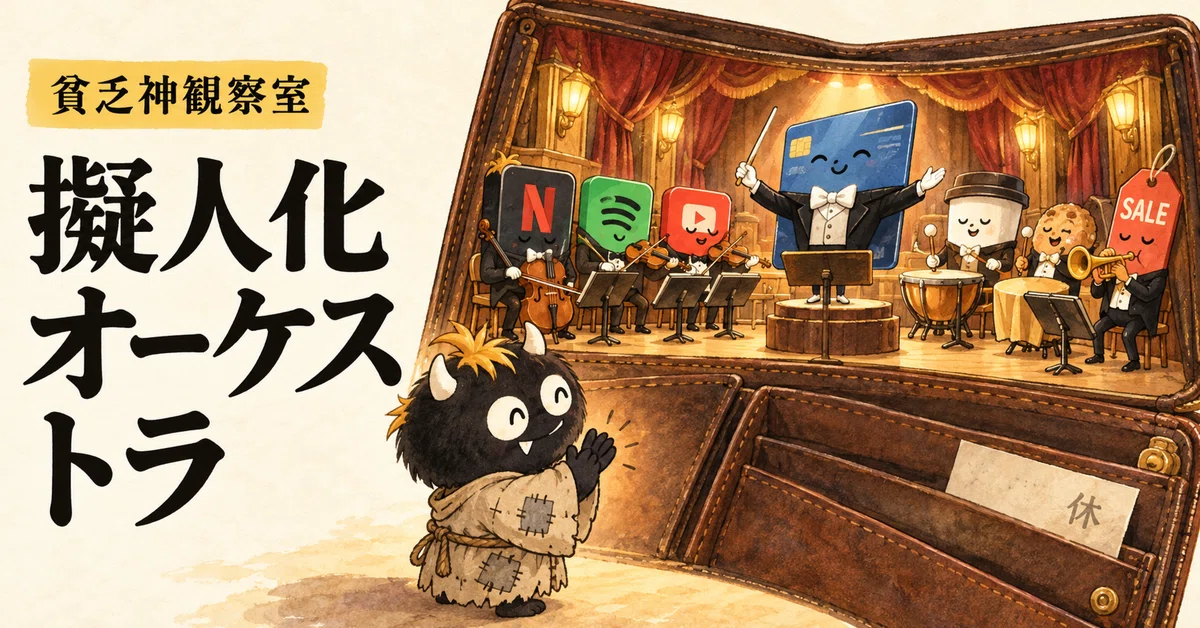Personified Orchestra [God of Poverty Observation Room]｜貧乏神観察室｜お金が逃げる習慣を暴く