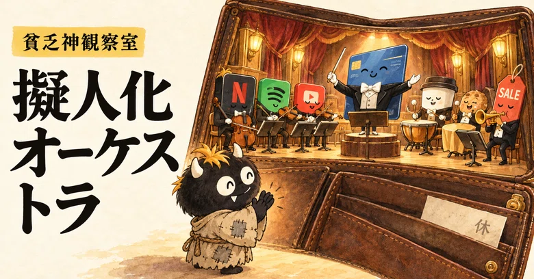 Personified Orchestra [God of Poverty Observation Room]｜貧乏神観察室｜お金が逃げる習慣を暴く