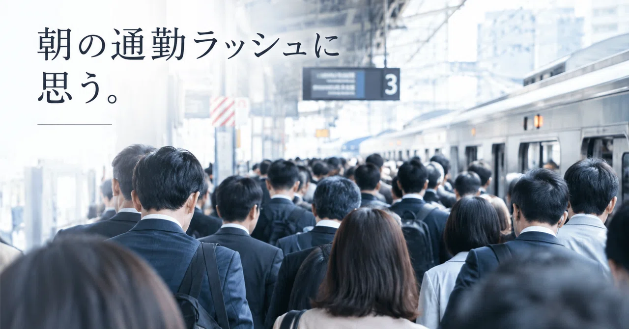 Thoughts on the Morning Commuter Rush｜nobu