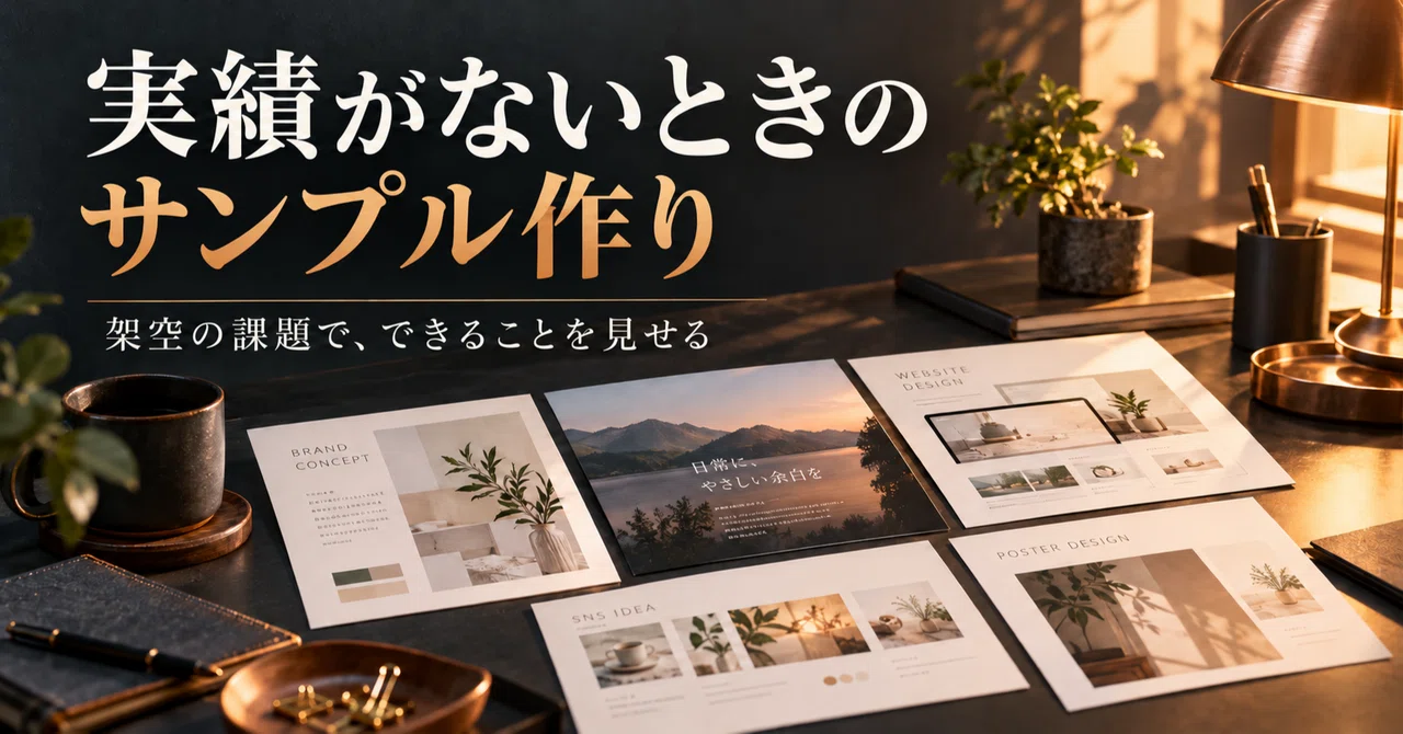 How to create samples when you have no track record｜1人暮らし専門学生の副業記録