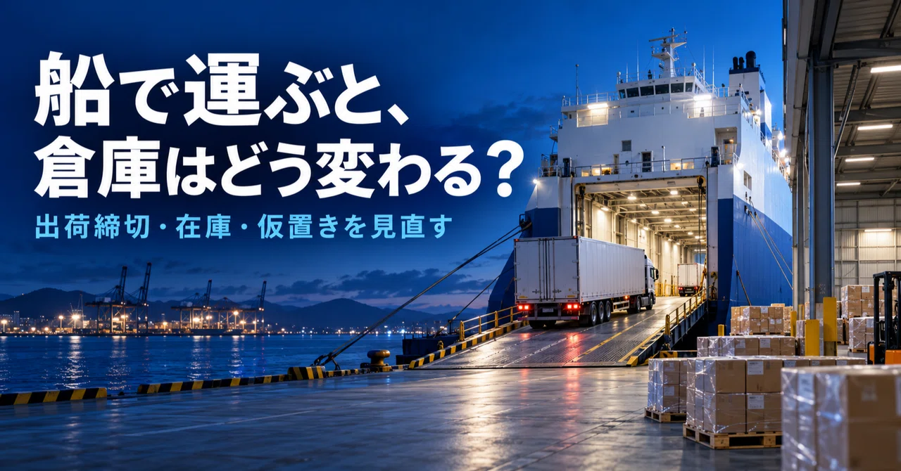 How does shipping by sea change warehouse operations? Learning from the ...