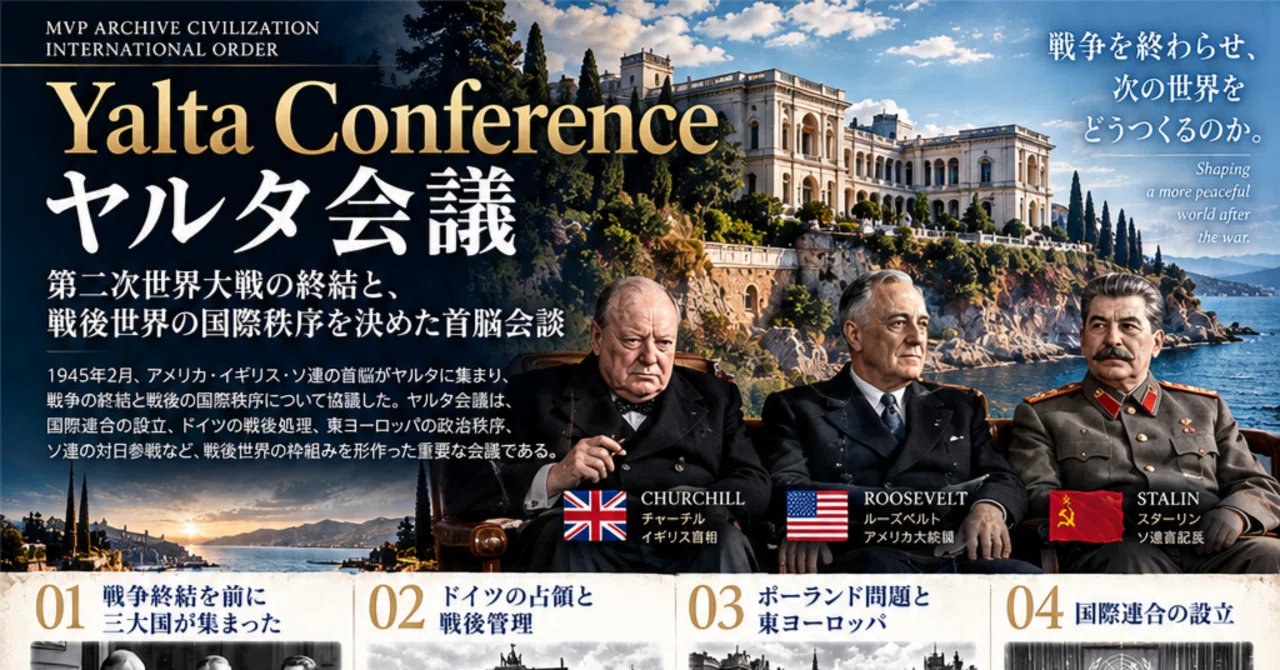 MVP ARCHIVE CIVILIZATION | INTERNATIONAL ORDER : Yalta Conference 1945. ...