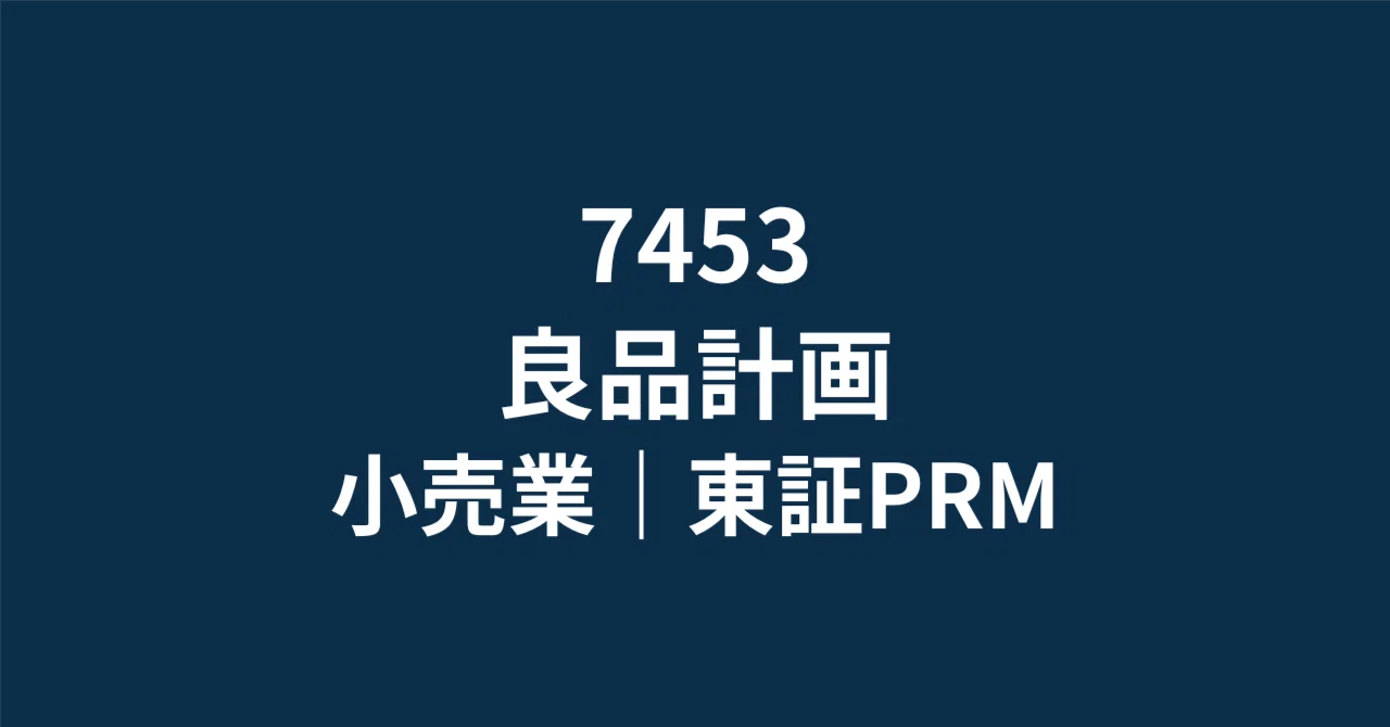 Ryohin Keikaku (7453), Operating Profit at 103,436 Million Yen—How Did ...