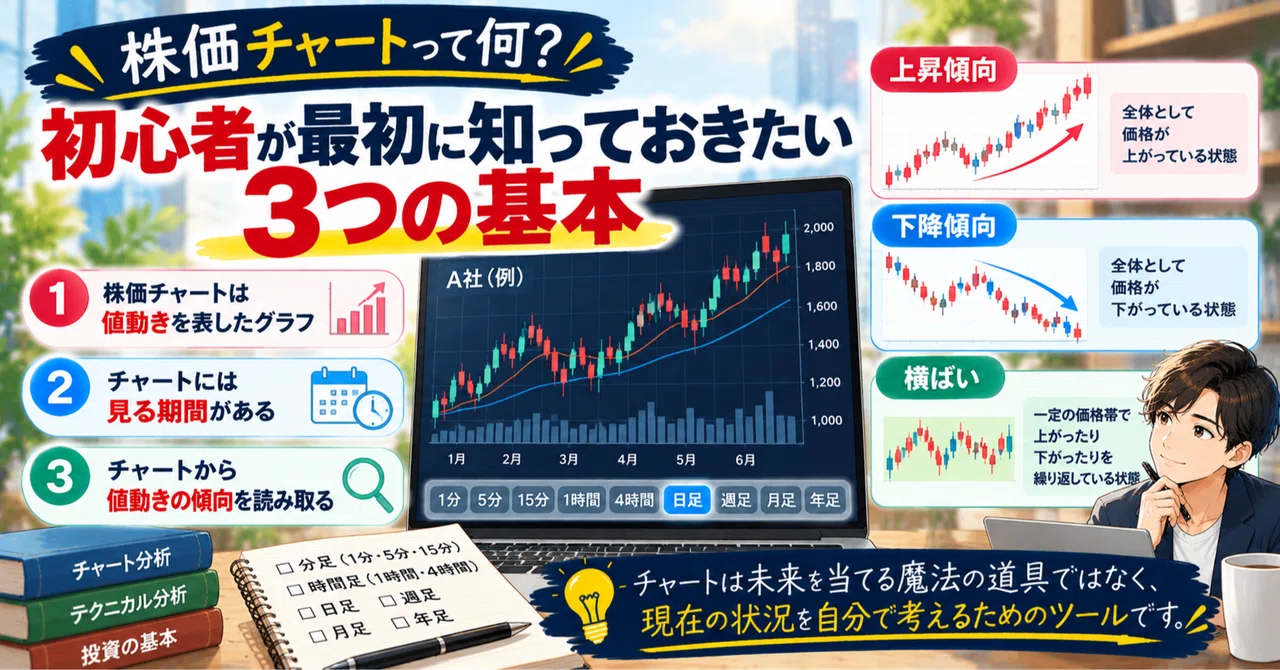 What is a Stock Chart? 3 Basics Beginners Should Know First｜いまから始める ...