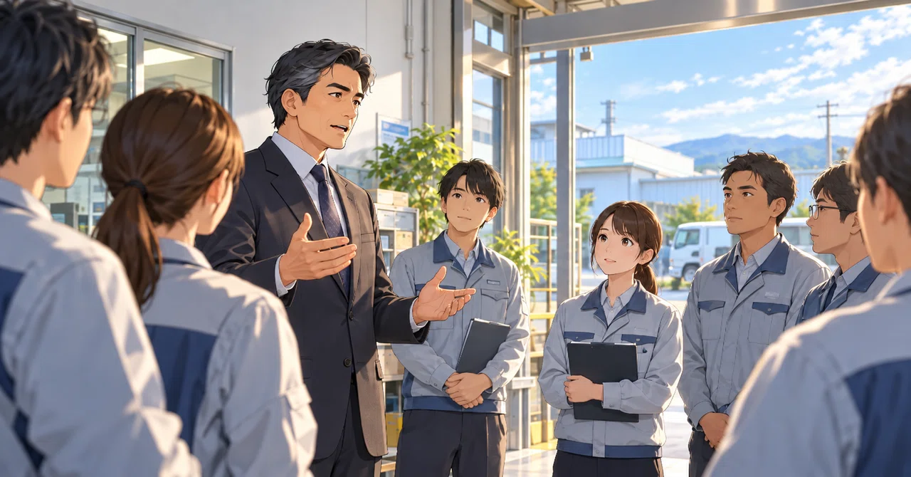 Monday Morning Assembly, a Manager's Small Conflict｜桐山宗久