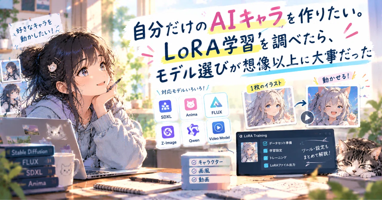 I want to create my own AI character. When I looked into LoRA training ...