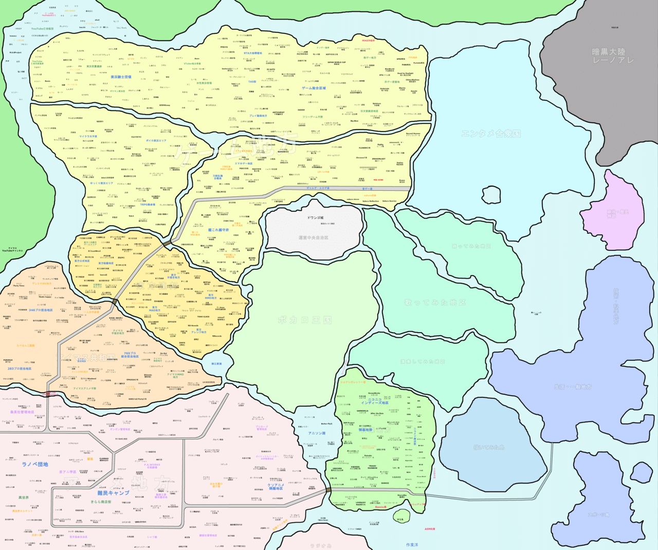 ニコニコ動画の全てを地図上に表現してみた ネット超会議夏 ユーザー企画 ニコ地図 ヨモ Note
