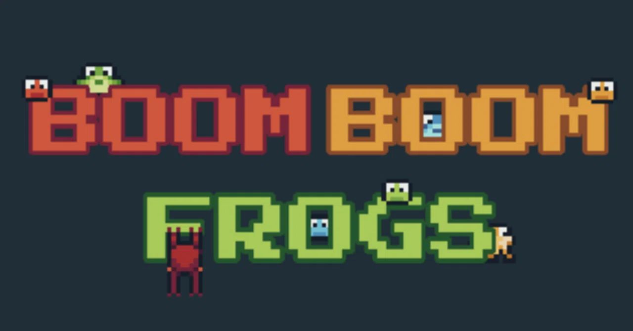 新作ゲーム「Boom Boom Frogs」を公開しました（Godot Wild Jam #98エントリー作品）｜cojoron.