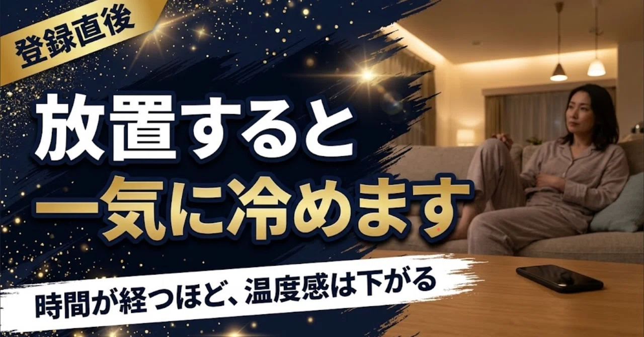 That person might not be uninterested, just hesitant｜宗永忠＠治療家LINE構築