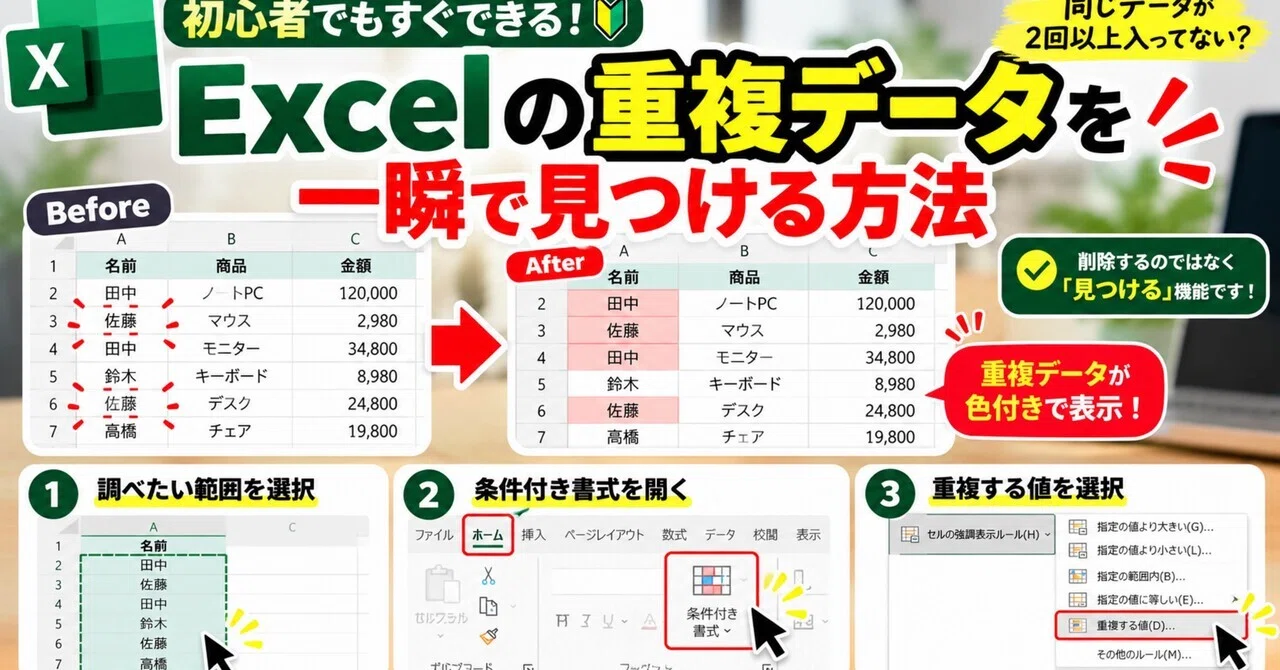 How to Find Duplicate Data in Excel Instantly! Easy Checking Tips Even ...