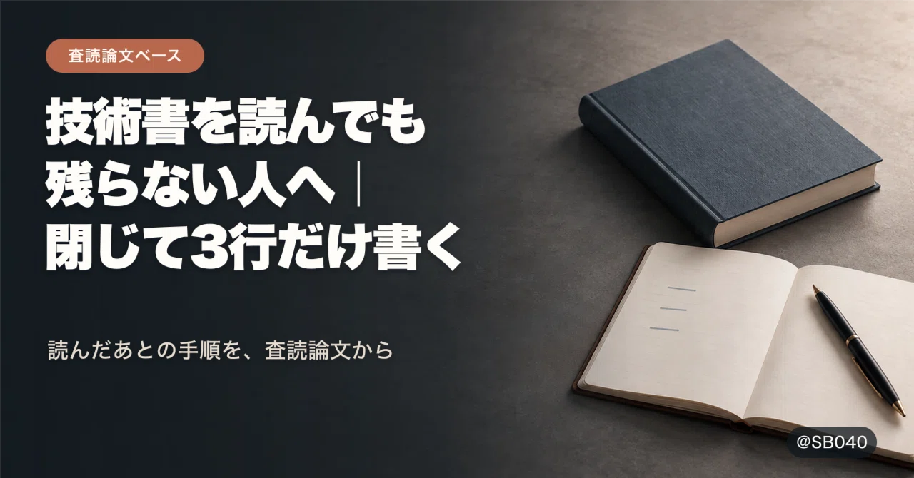 For those who don't retain what they read in technical books | Close ...
