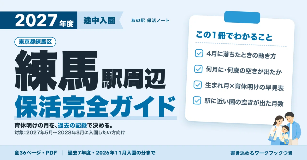 Nursery Schools near Nerima Station | If you don't get in for April ...