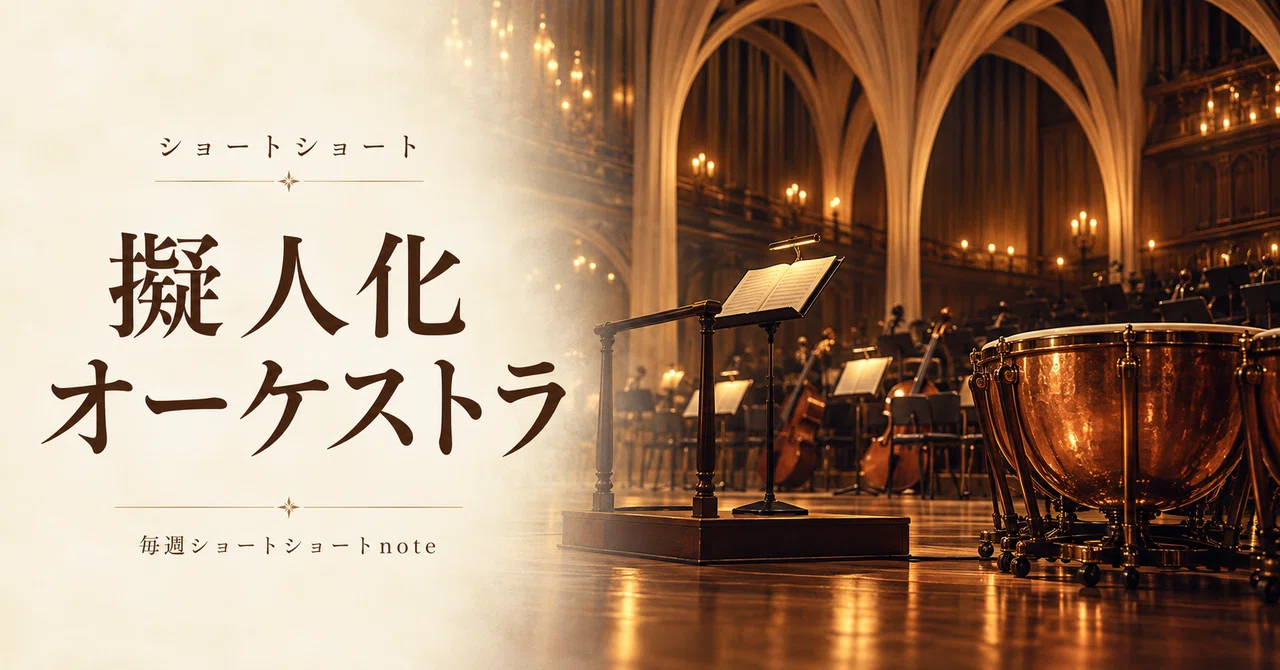 Personified Orchestra | Weekly Short-Short Note｜あお