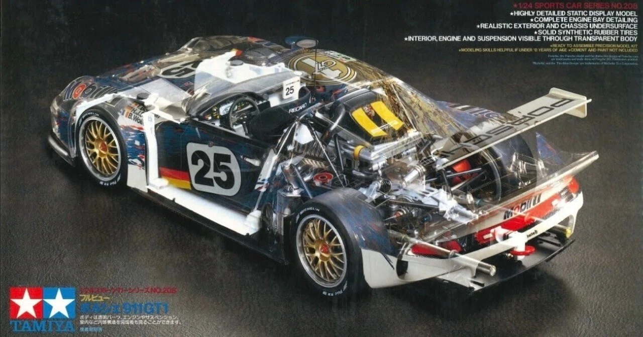 Tamiya Full-View 1/24 Scale Porsche GT1｜ゆる