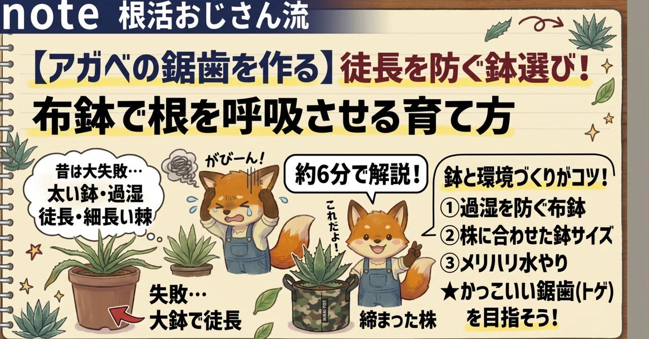 【Creating Fierce Agave Serrations】Choosing Pots to Prevent Legginess ...