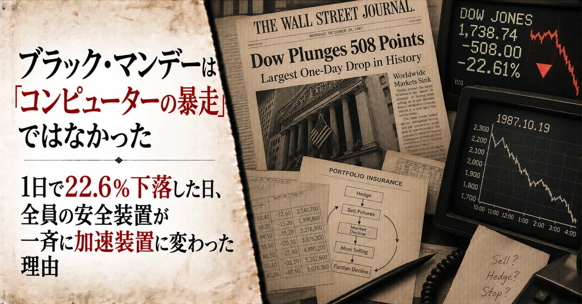 Black Monday was not a 'computer runaway' - Why everyone's safety ...