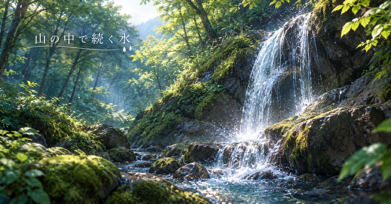 Water Continuing in the Mountains｜にっしぃ