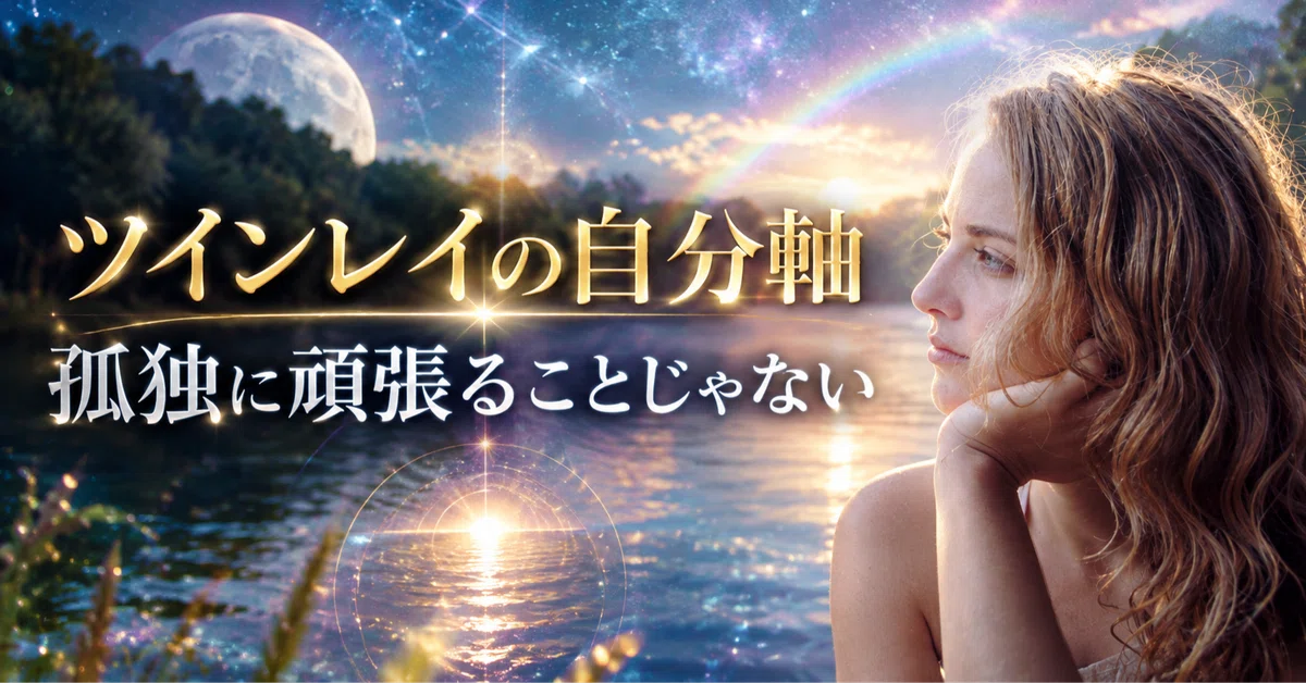 [Twin Ray Self-Axis] ~It's Not About Struggling in Loneliness~｜☯︎ 統合案内人 ...