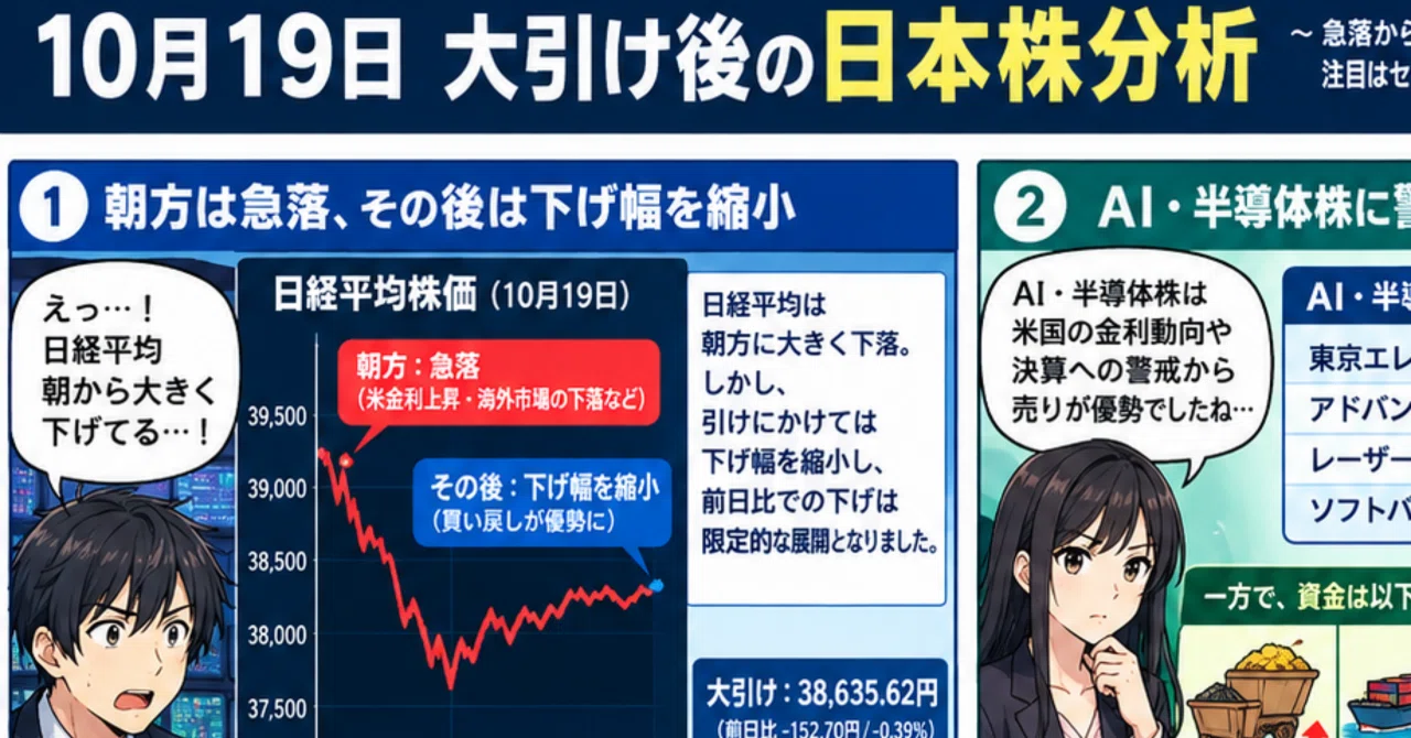 🌆【October 19, 2026 Complete Analysis of Japanese Stock Market Close】Is ...