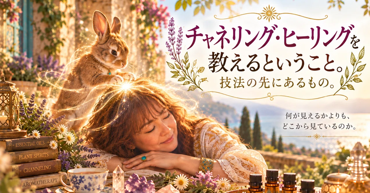 Teaching Channeling and Healing. What Lies Beyond the Technique.｜ちゅらな ...