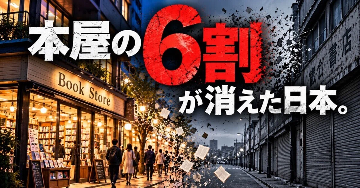 Japan, where 60% of bookstores have disappeared.｜つたや