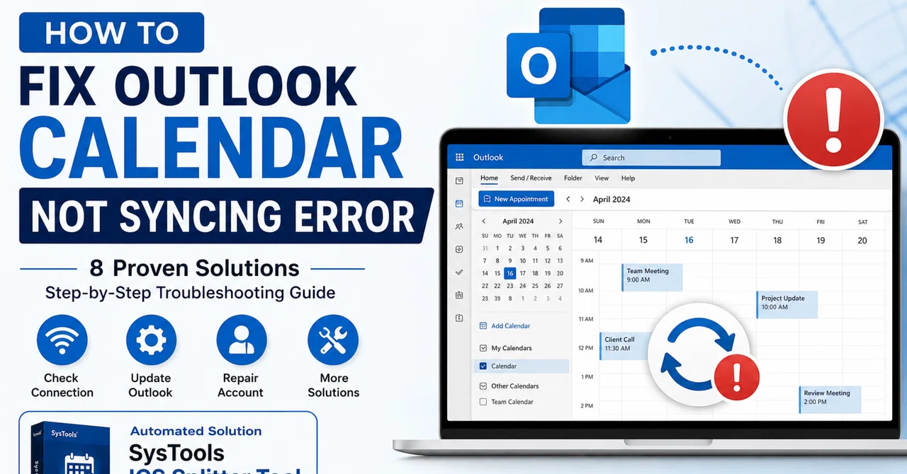 How to Fix Outlook Calendar Not Syncing Error? Complete Guide｜note ...