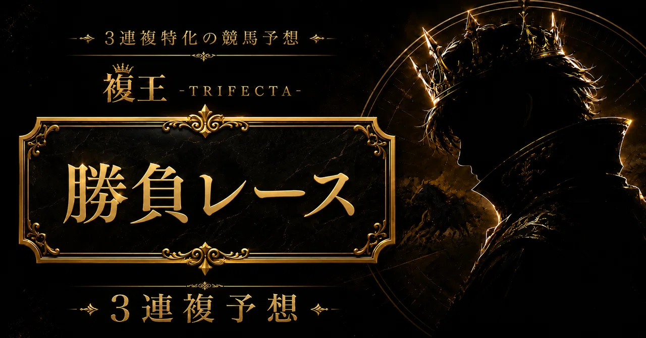 盛岡3R｜C2二組｜⚔️勝負レース｜複王 -TRIFECTA-｜3連複特化