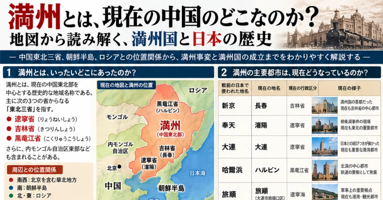 Where is Manchuria in present-day China? Understanding the history of ...
