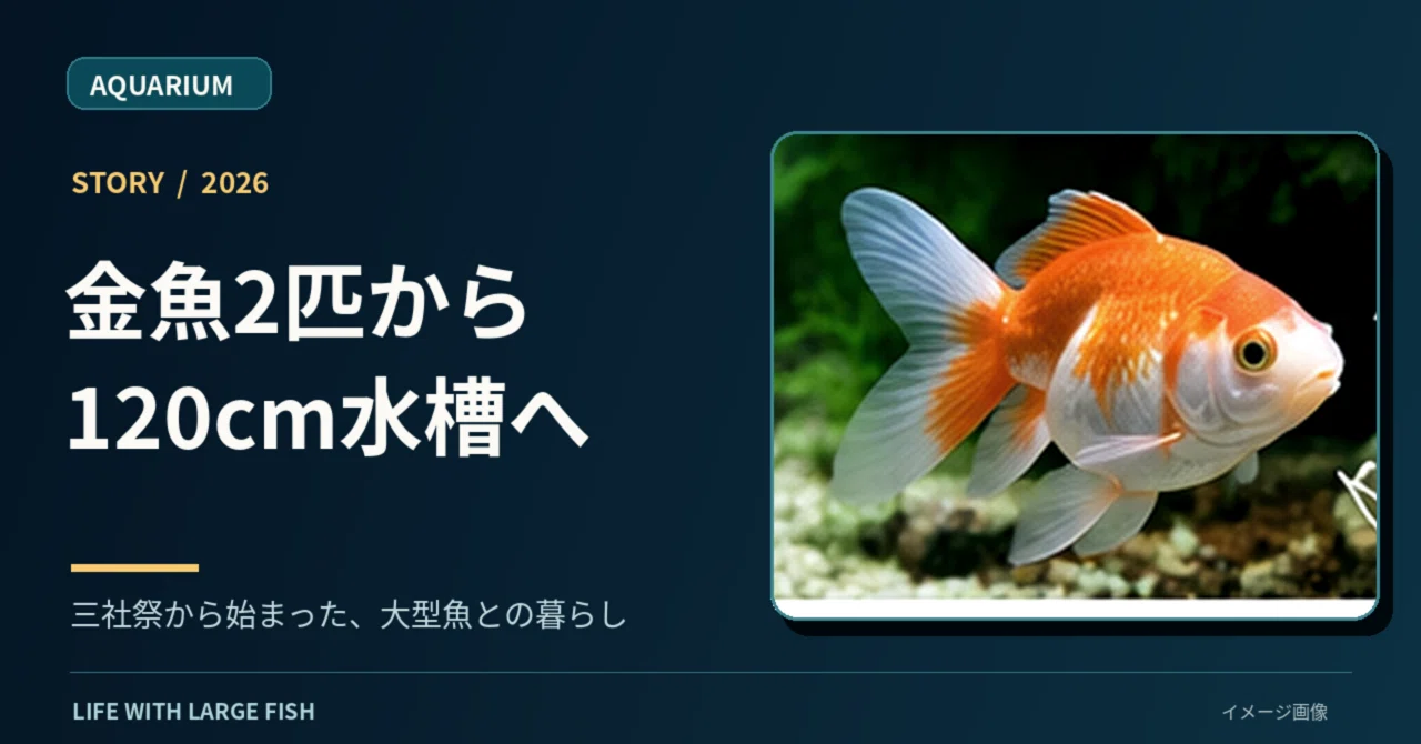 From Two Goldfish at the Sanja Matsuri to Large Fish in a 120cm Tank ...