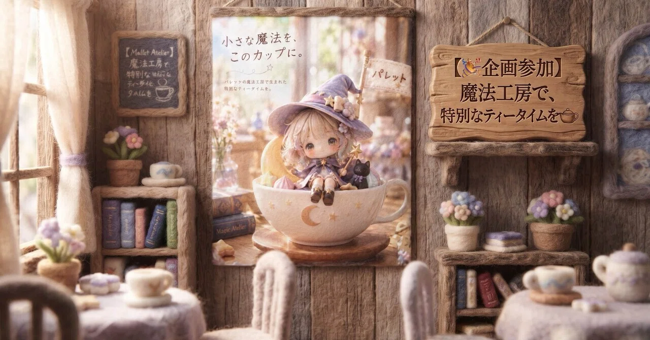 【🎉Event Participation】Witch Palette's Magic Workshop and a Special Tea ...