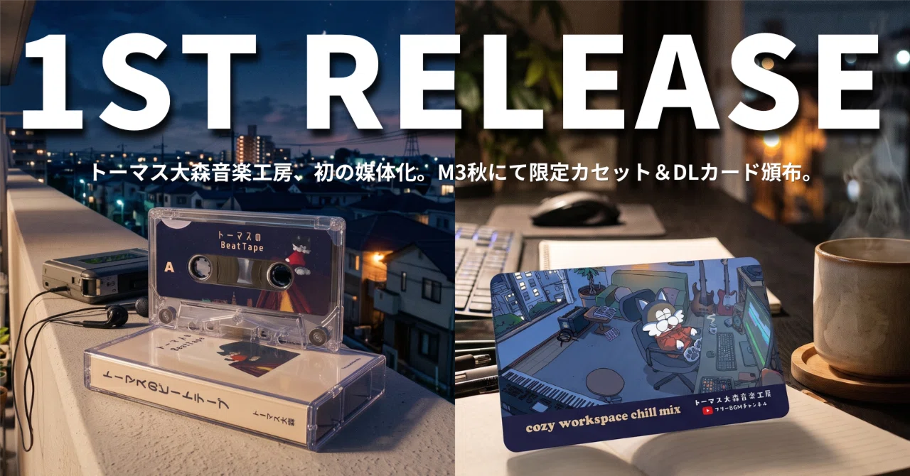 [M3-2026 Autumn] Thomas Omori Music Workshop's first merchandise ...