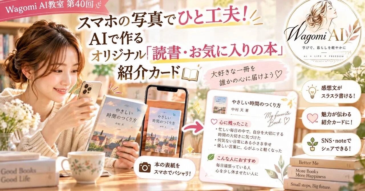 🌿 Wagomi AI Class #40: Snap a Photo of Your Book with Your Smartphone ...