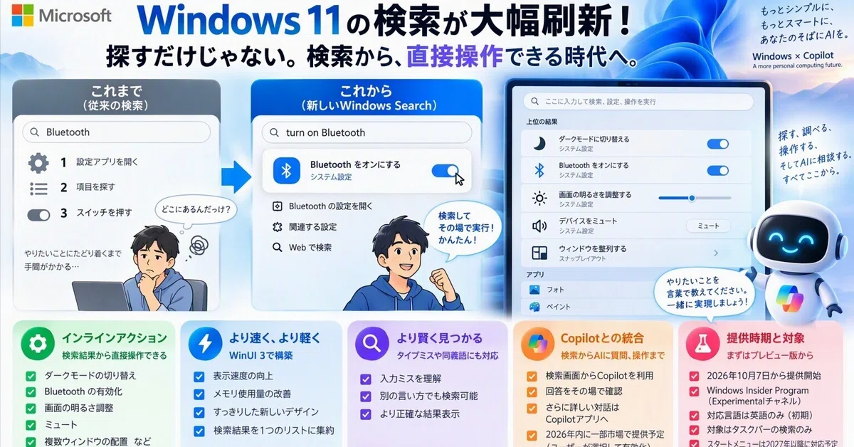 Windows Search Evolves from a 'Place to Find' to a 'Place to Act' 🔍 ...