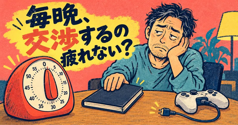 毎晩「一時間だけ」と交渉するの、もう疲れないか