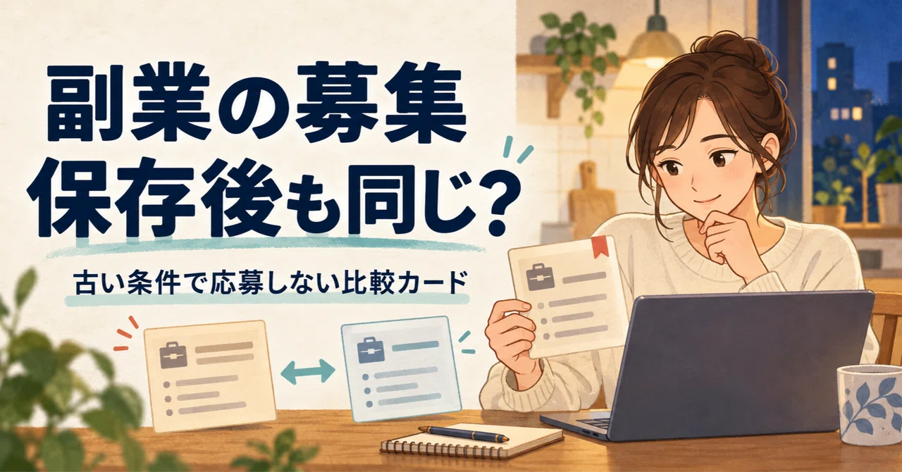 Saved Side Job Postings: Are the Conditions Still the Same ...